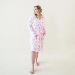 Women's Lounge Robe in Sakura Peony