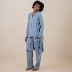 Women's Lounge Robe in Slate