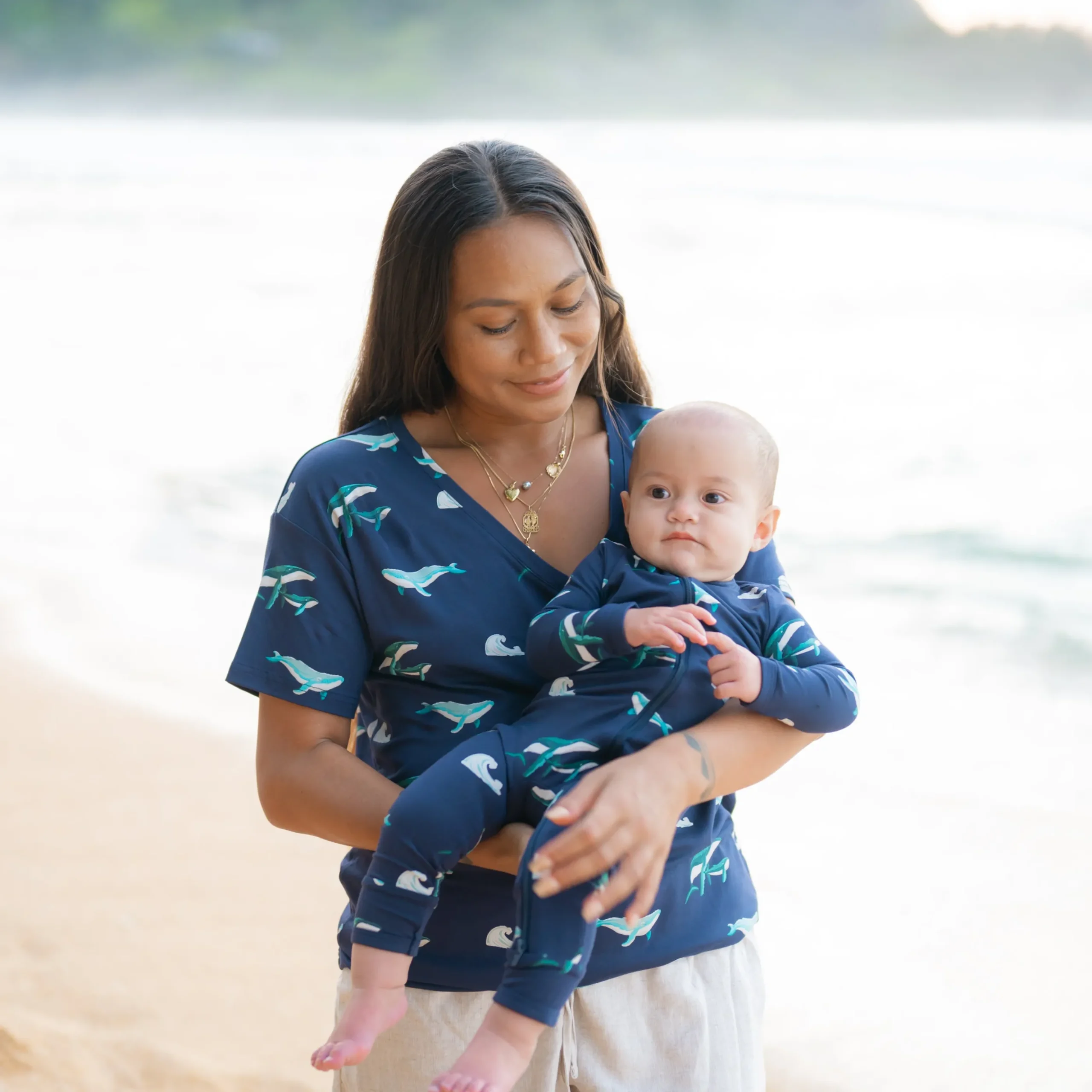 Women’s Relaxed Fit V-Neck in Humpback