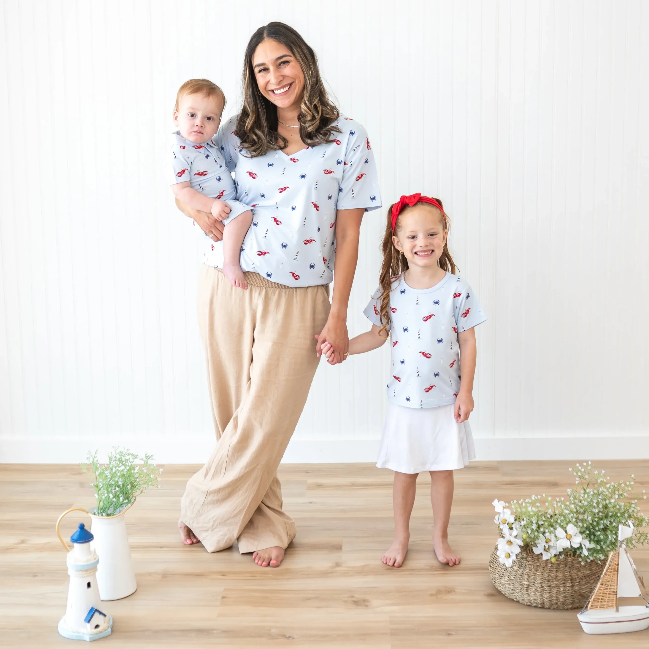 Women's Relaxed Fit V-Neck in Harbor