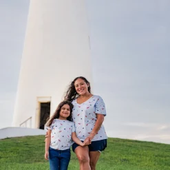 Women's Relaxed Fit V-Neck in Harbor
