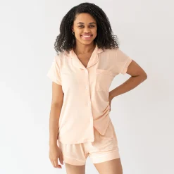 Women's Short Sleeve Pajama Set in Canyon