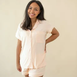 Women's Short Sleeve Pajama Set in Canyon