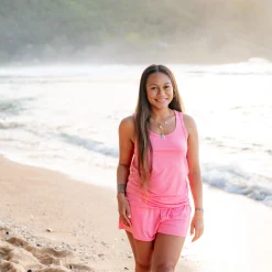 Women’s Tank Set in Guava