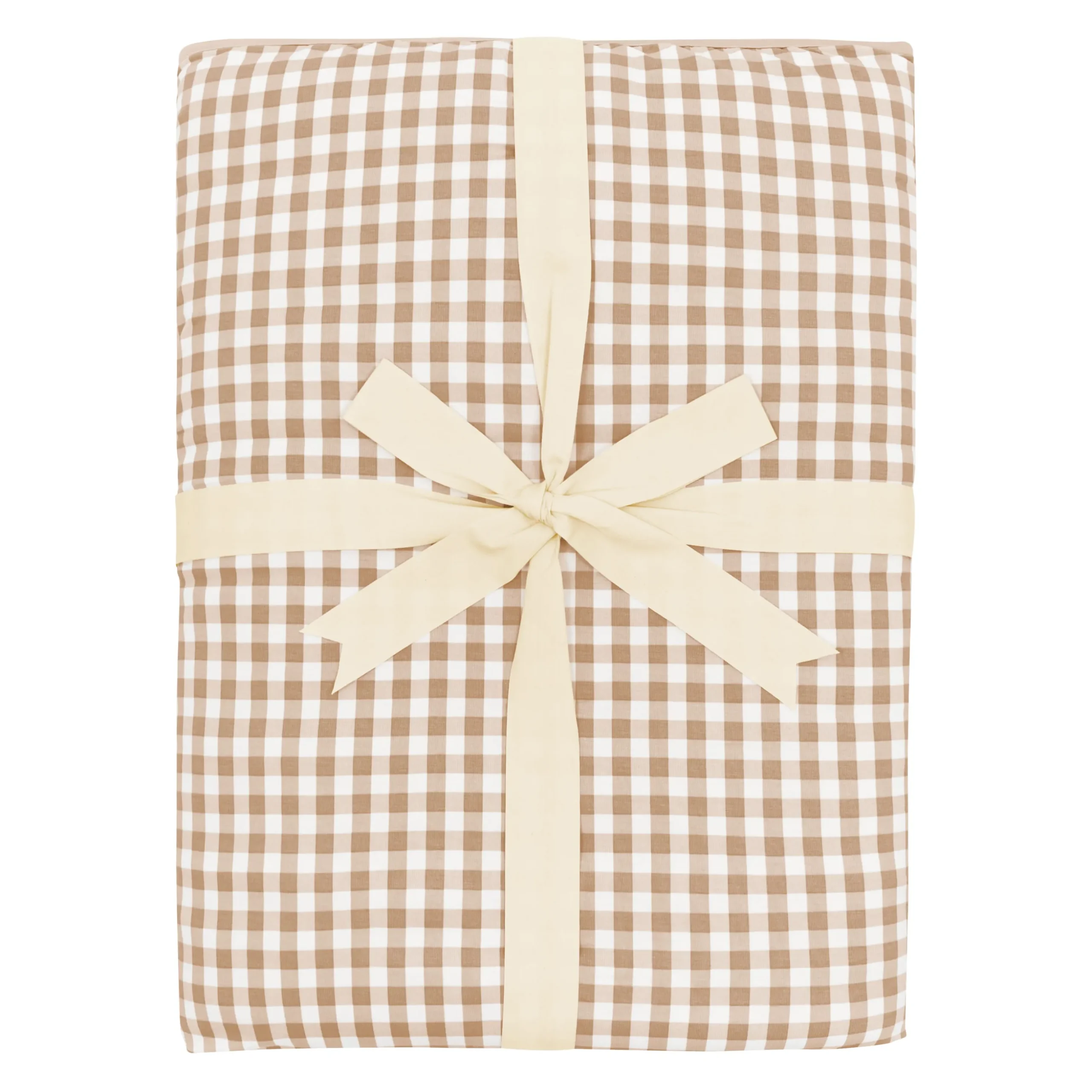 Youth Blanket in Gingham Bisque 2.5
