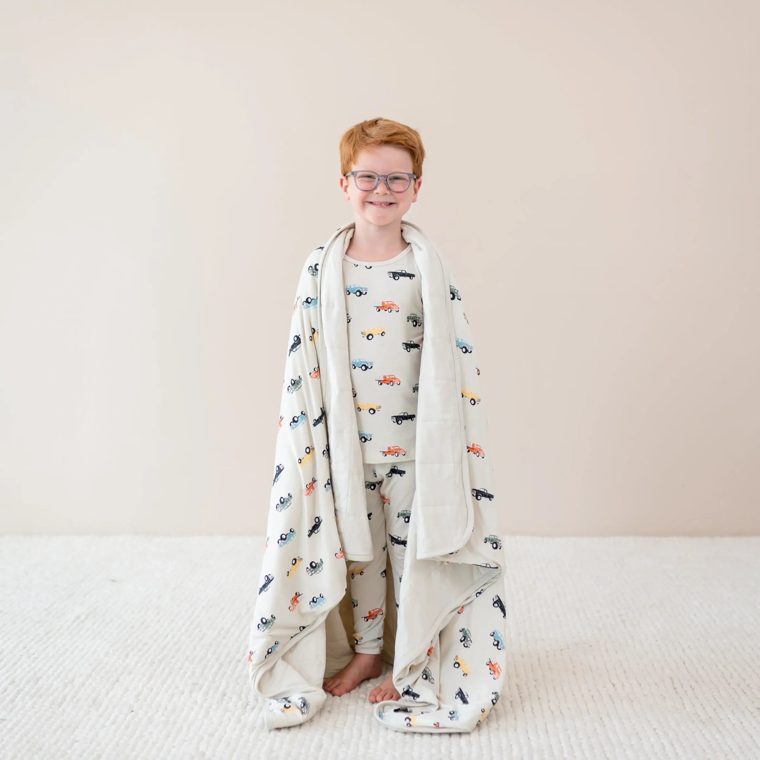 Youth Blanket in Vintage Truck 1.0