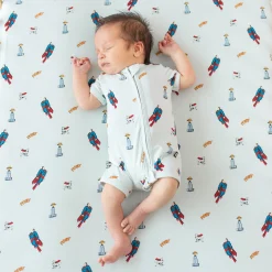 Zipper Shortall Romper in Superman™