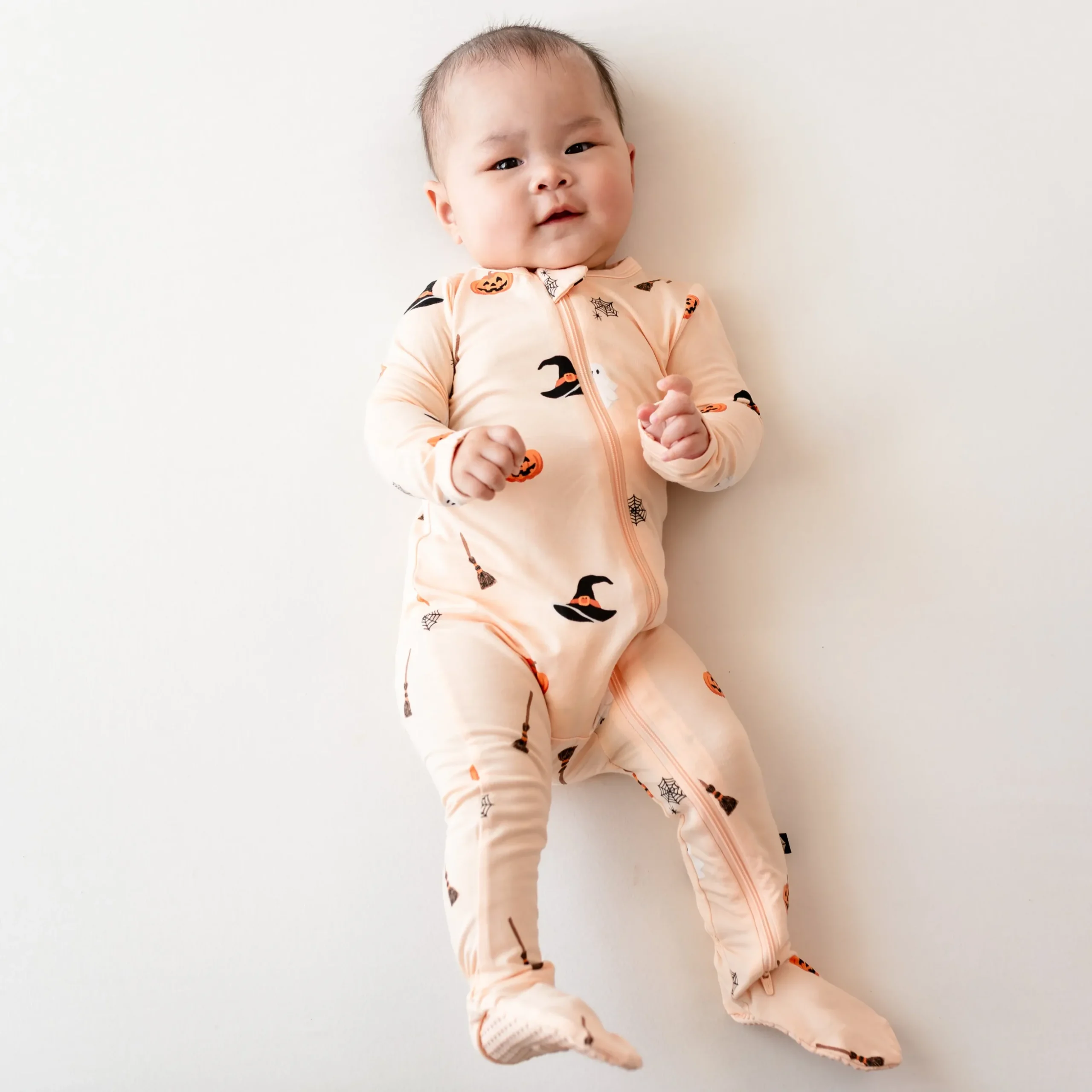 Zippered Footie in Bewitched
