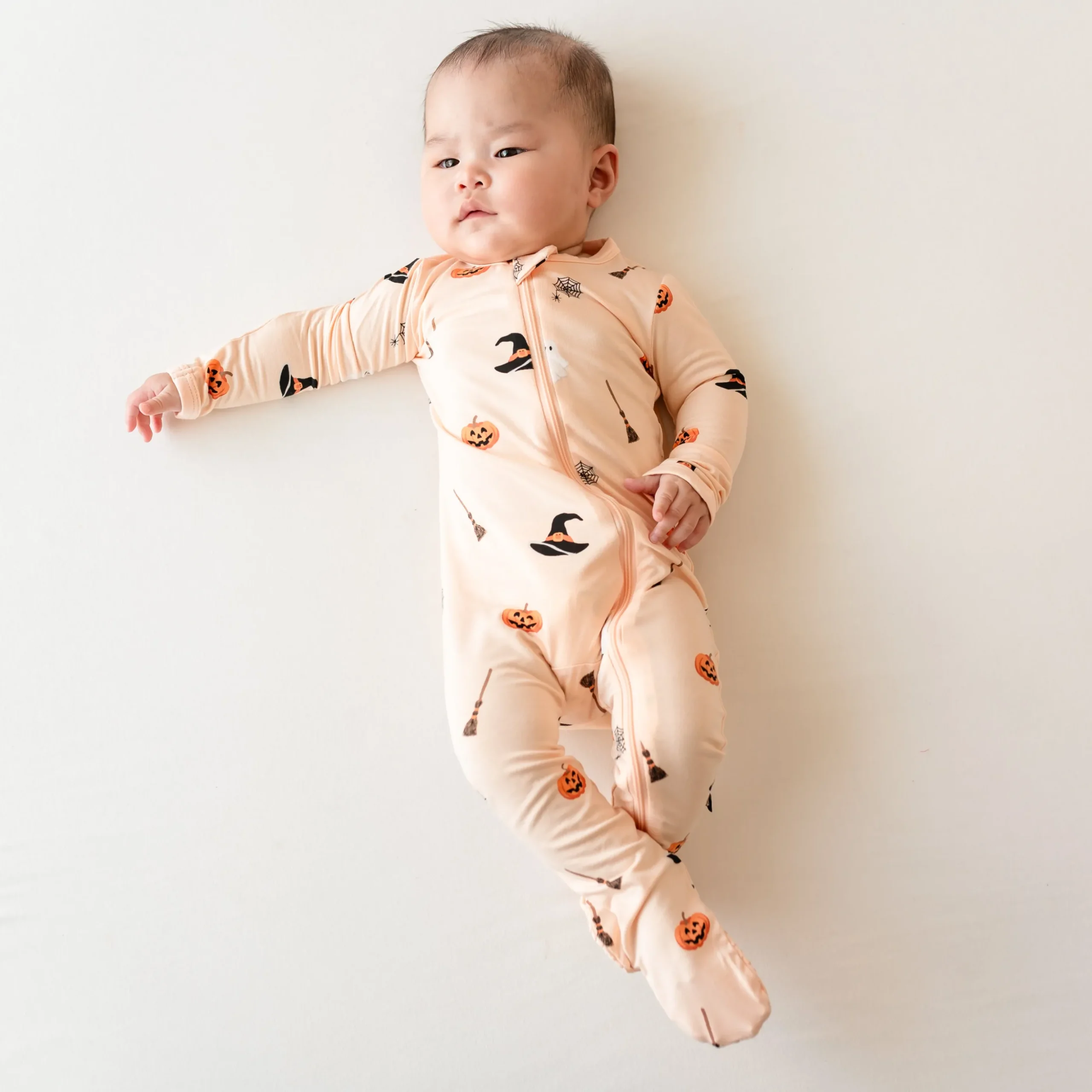 Zippered Footie in Bewitched