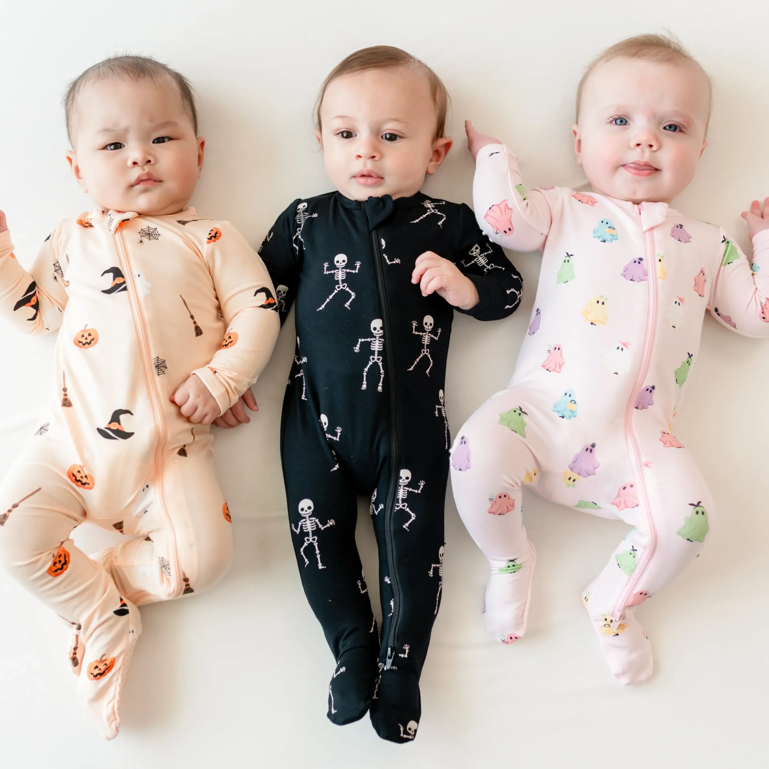 Zippered Footie in Bewitched