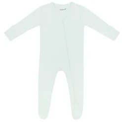 Zippered Footie in Dew