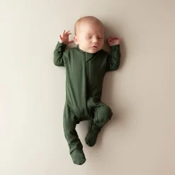Zippered Footie in Fir