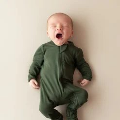 Zippered Footie in Fir