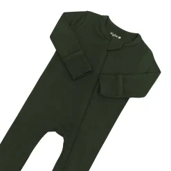 Zippered Footie in Fir