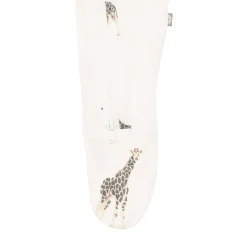 Zippered Footie in Giraffe