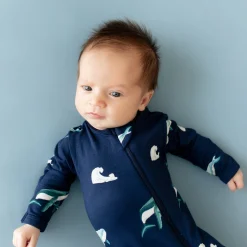Zippered Footie in Humpback