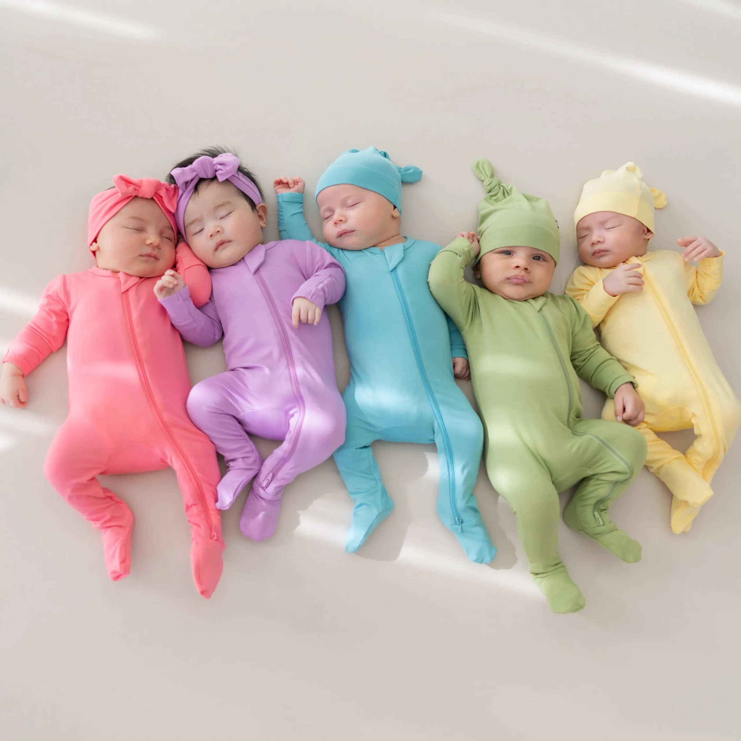 Zippered Footie in Lilikoi