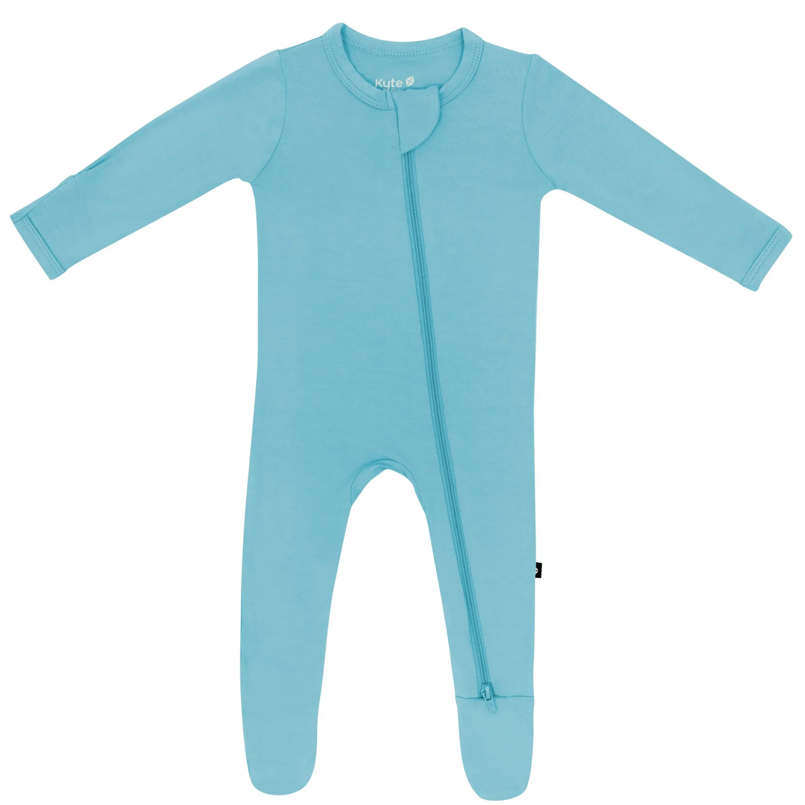 Zippered Footie in Makai