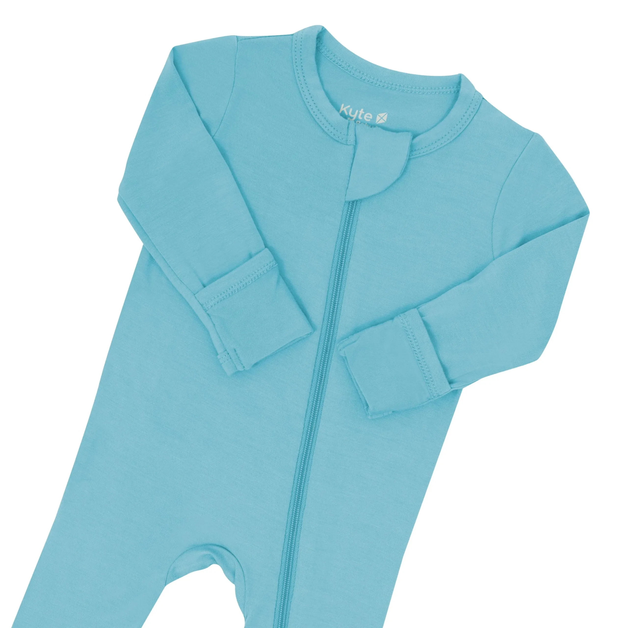 Zippered Footie in Makai