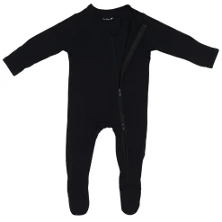 Zippered Footie in Midnight