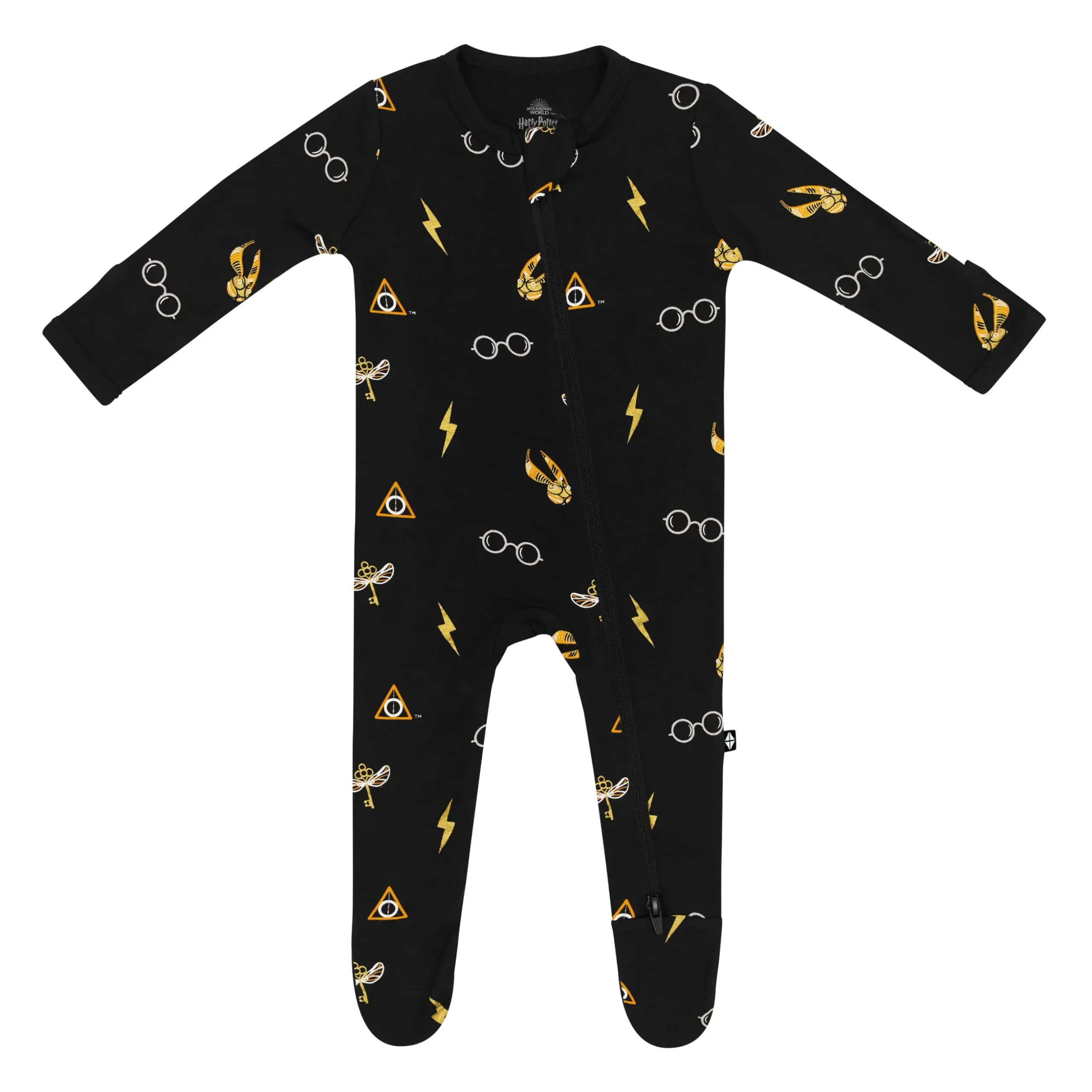 Zippered Footie in Midnight Icon