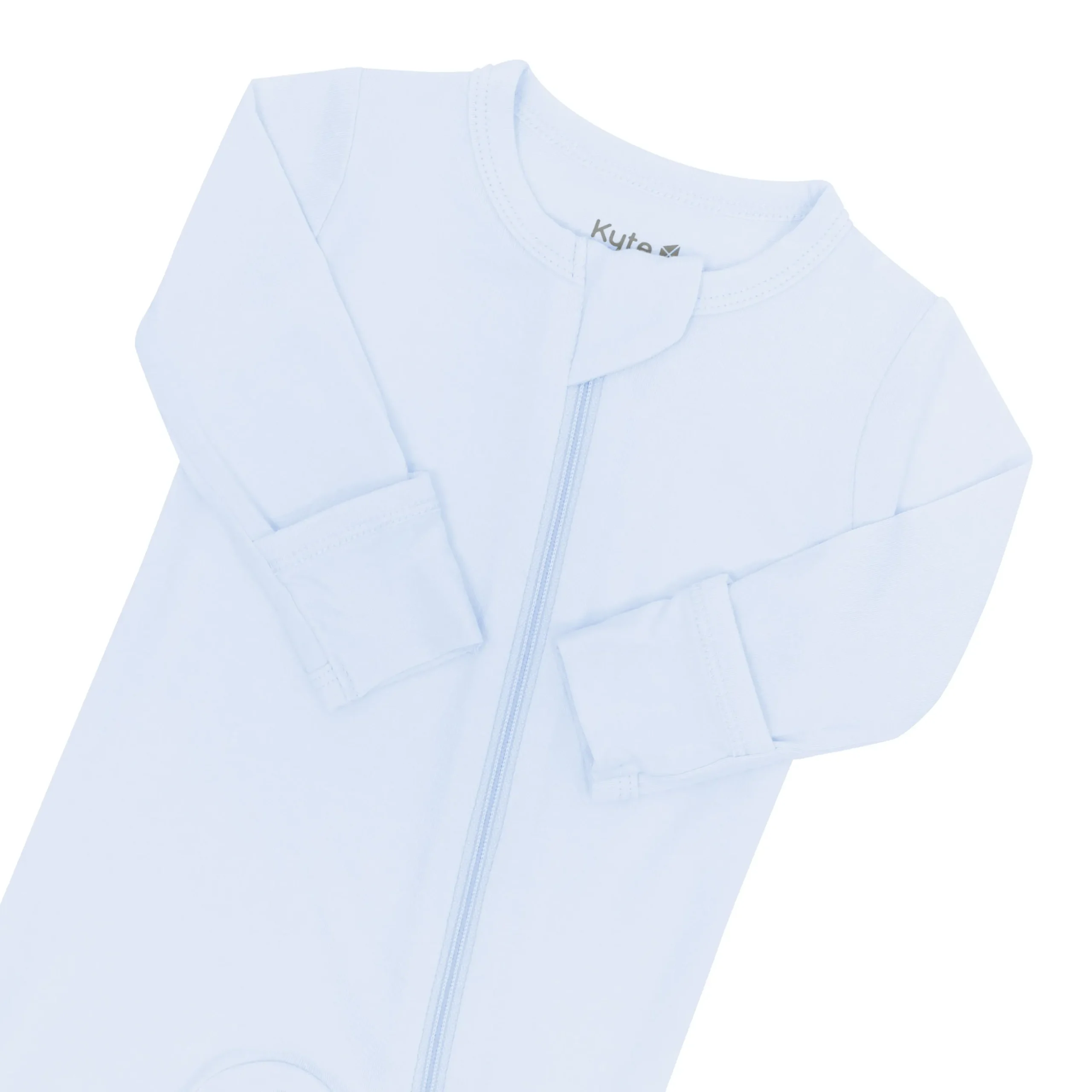 Zippered Footie in Mist