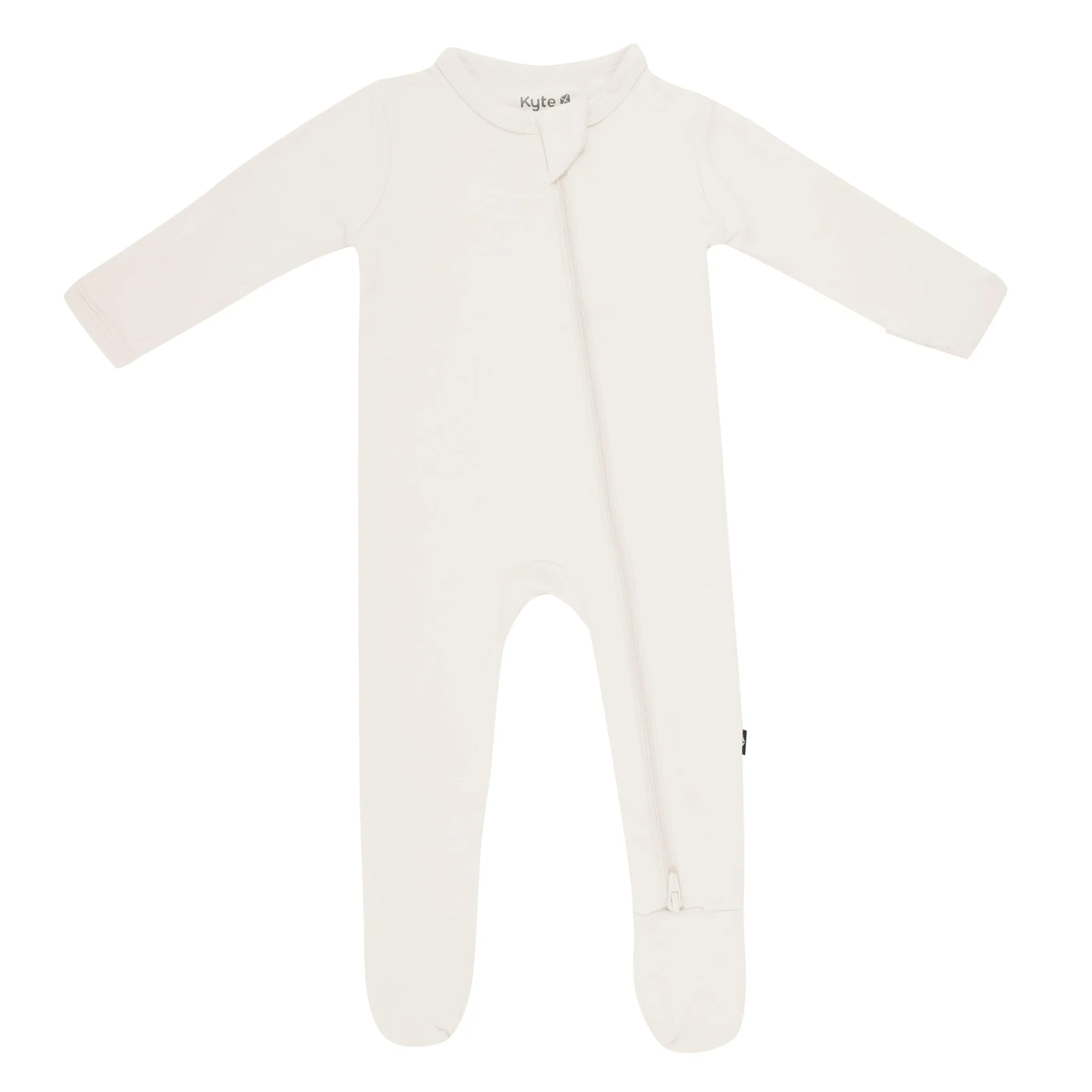 Zippered Footie in Oat