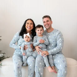 Zippered Footie in Polar Lights