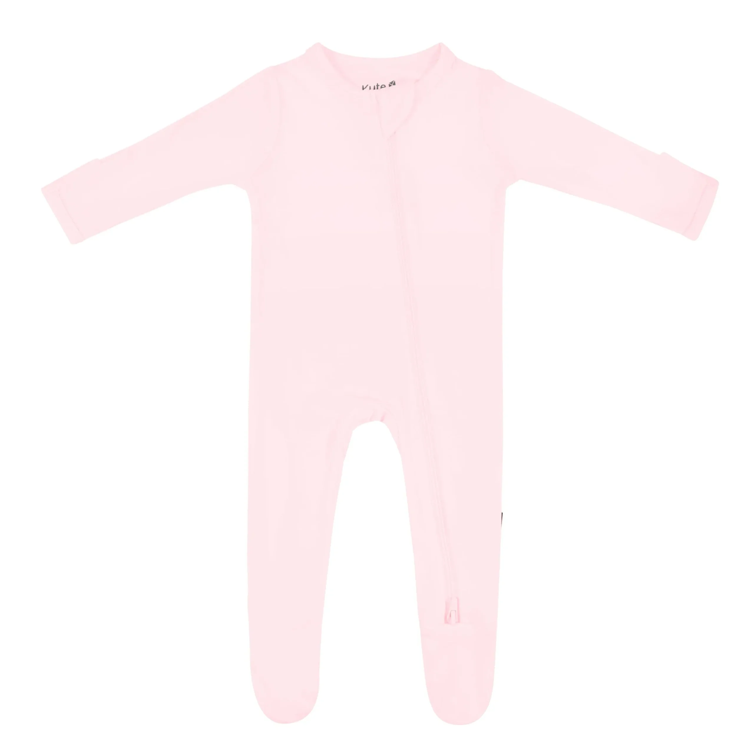 Zippered Footie in Sakura