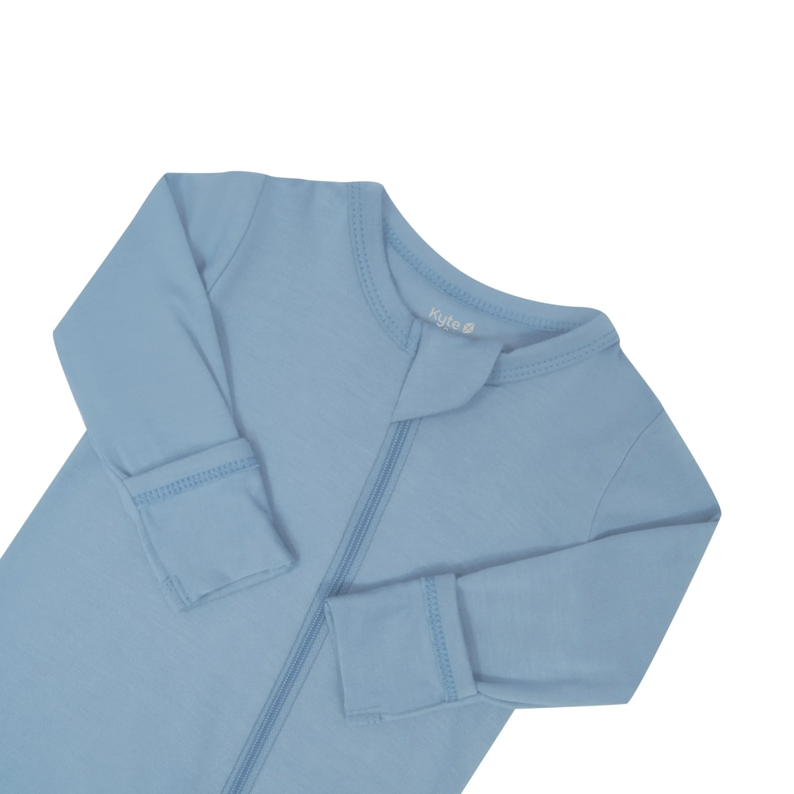 Zippered Footie in Slate