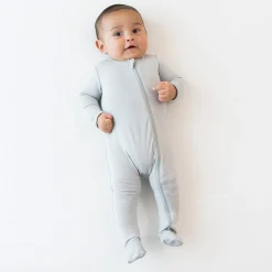 Zippered Footie in Storm