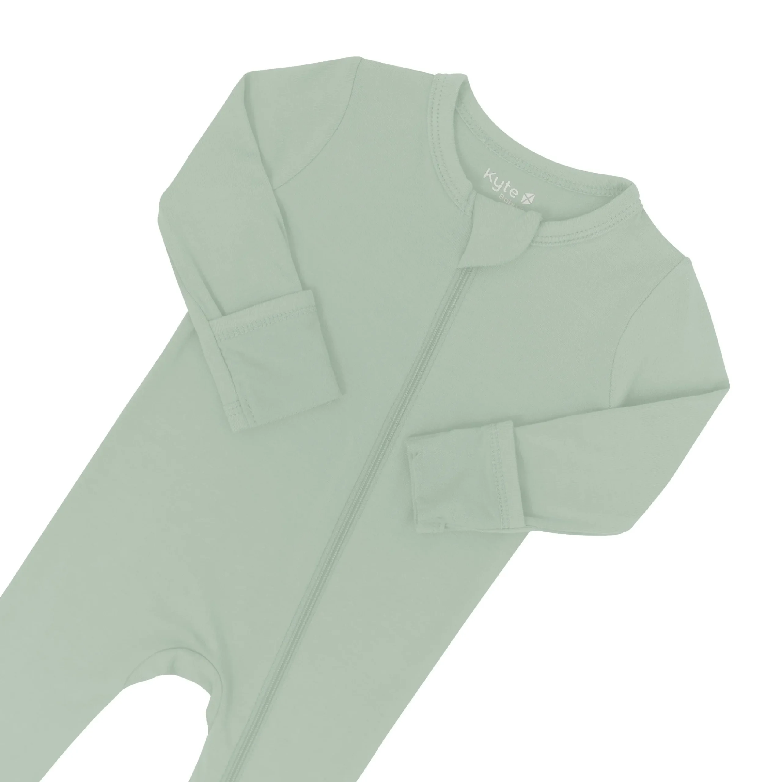 Zippered Footie in Thyme
