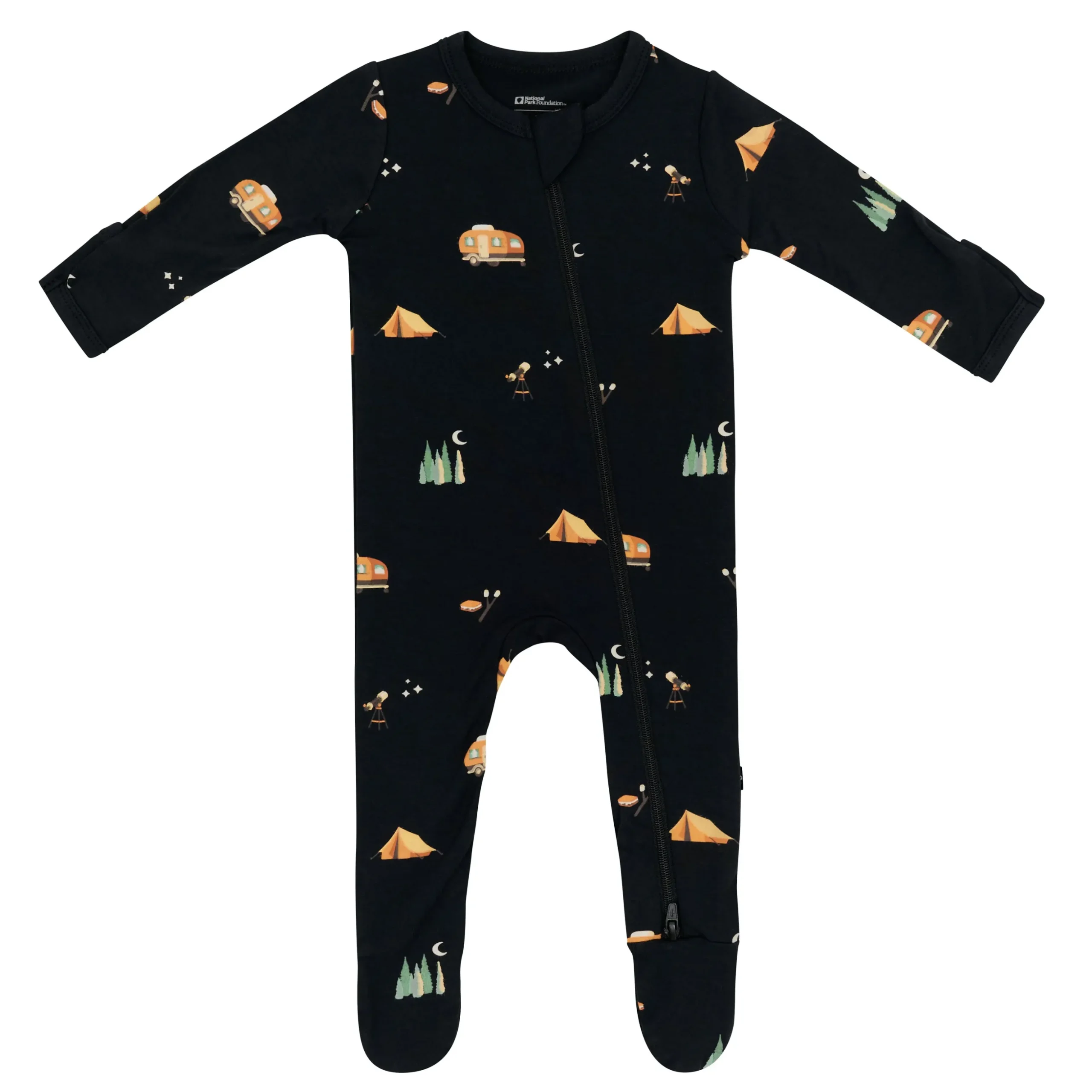 Zippered Footie in Under the Stars