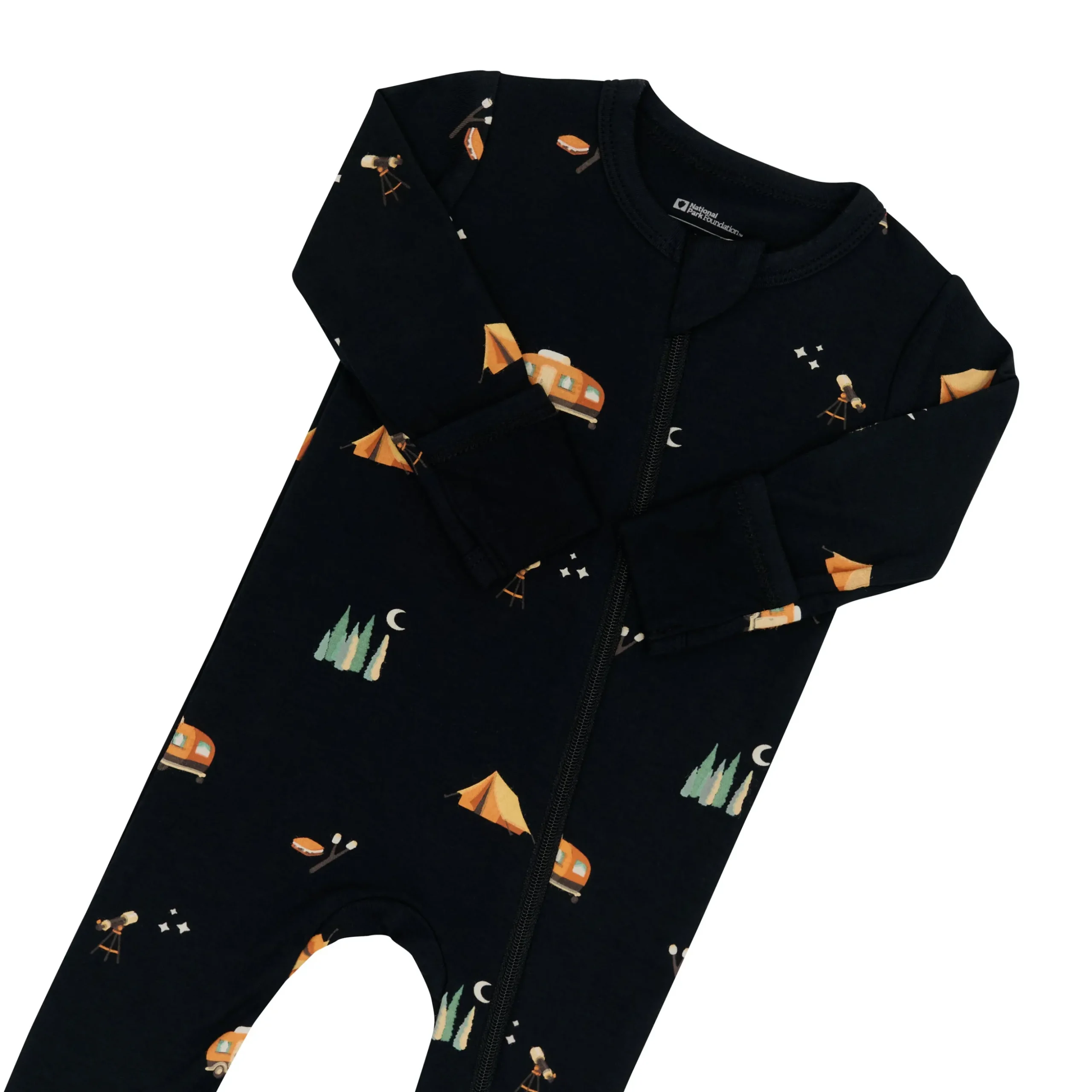 Zippered Footie in Under the Stars