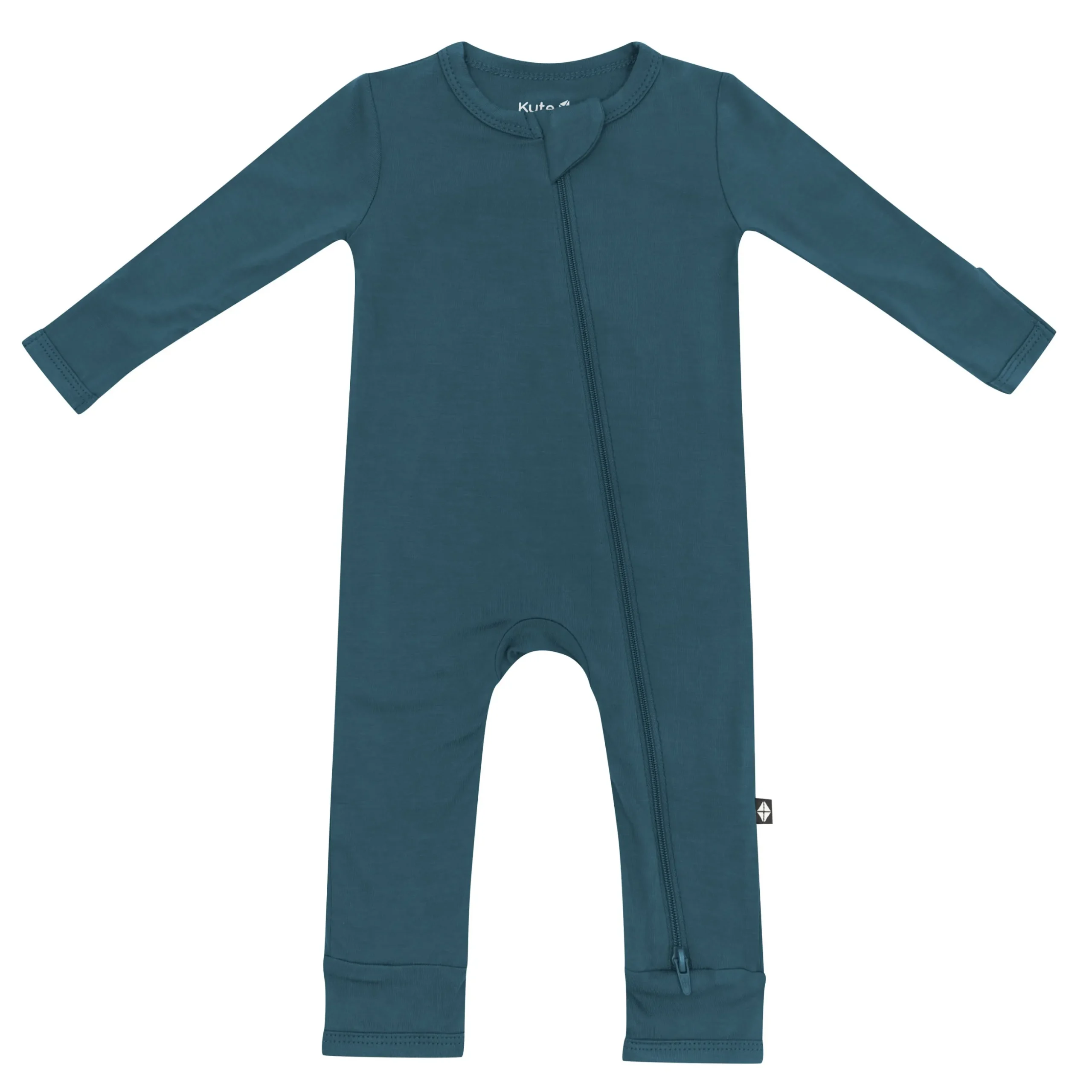 Zippered Romper in Atlantic