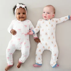 Zippered Romper in Bow