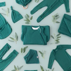 Zippered Romper in Emerald