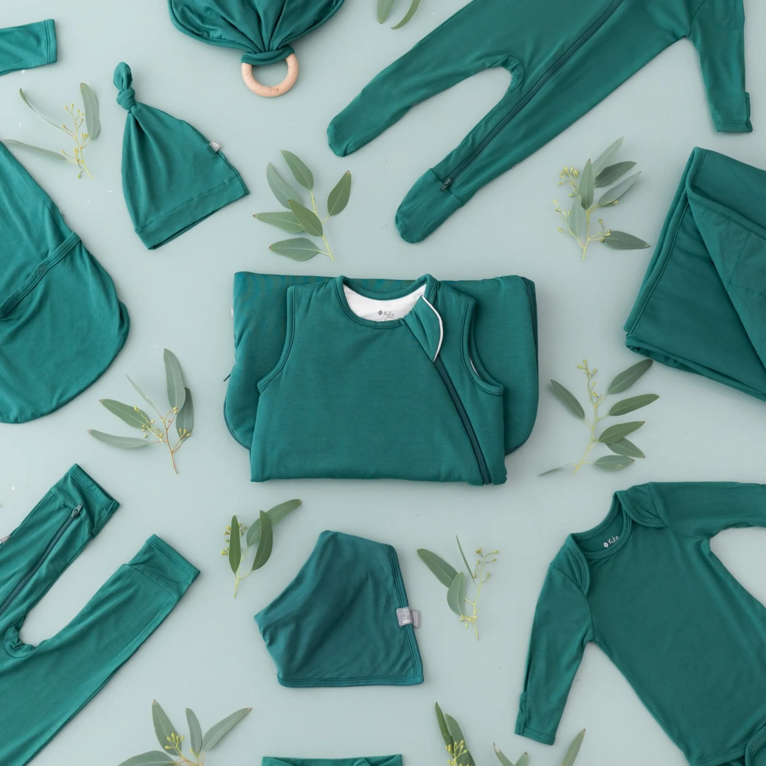 Zippered Romper in Emerald