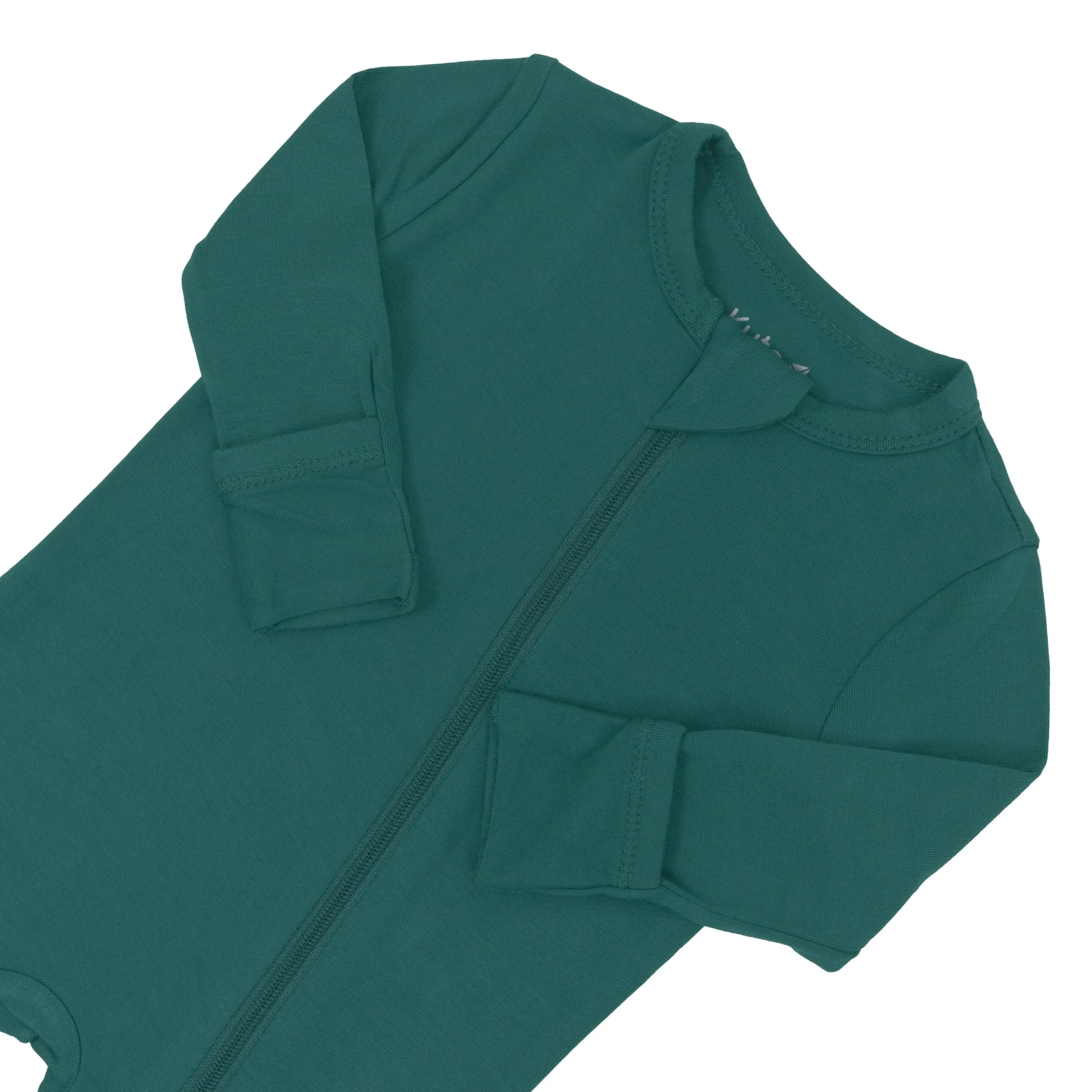 Zippered Romper in Emerald