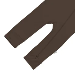 Zippered Romper in Espresso