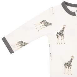 Zippered Romper in Giraffe