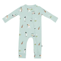 Zippered Romper in Golf