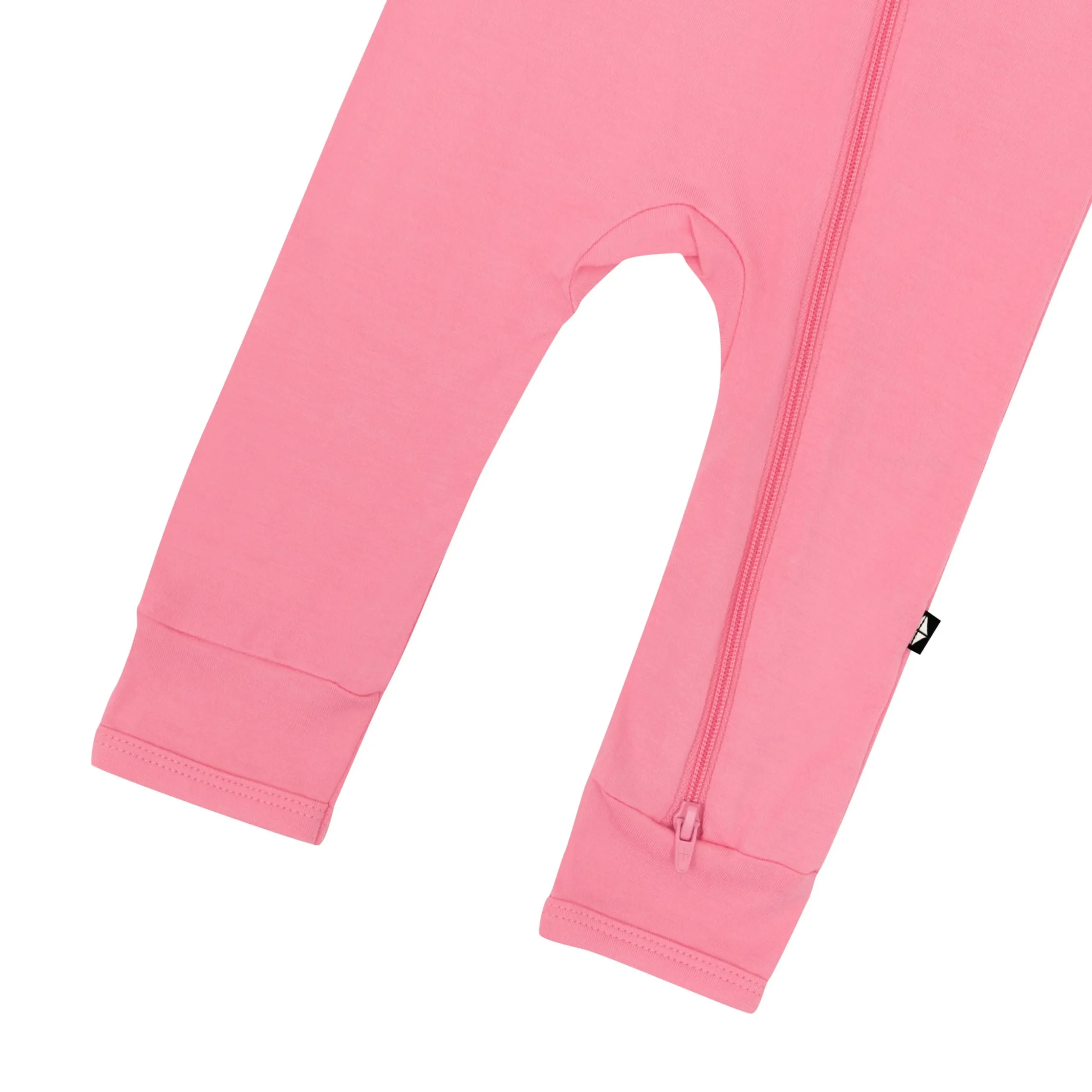 Zippered Romper in Guava