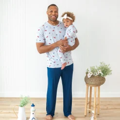 Zippered Romper in Harbor