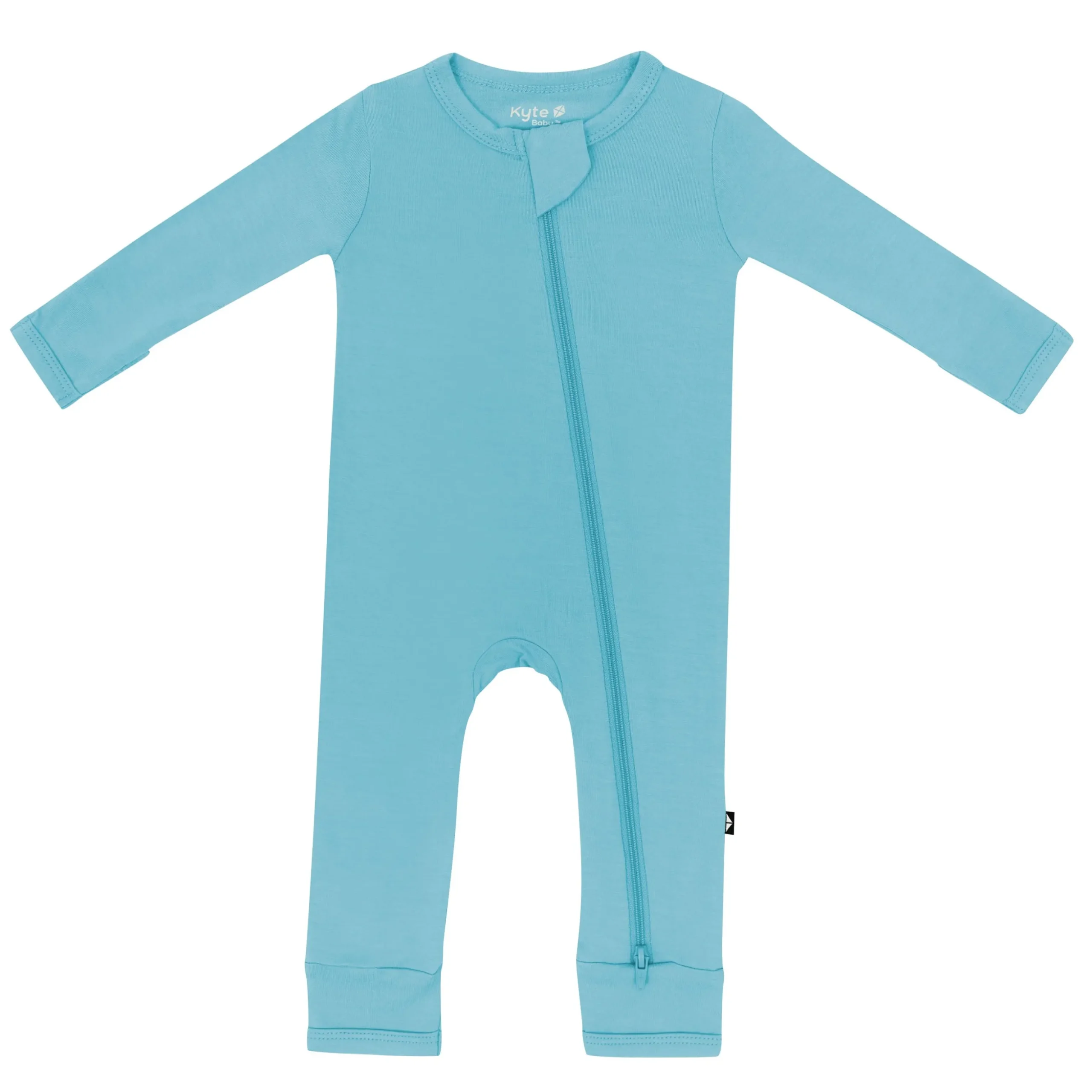 Zippered Romper in Makai