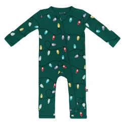 Zippered Romper in Merry and Bright