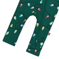 Zippered Romper in Merry and Bright