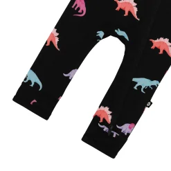 Zippered Romper in Midnight Roar