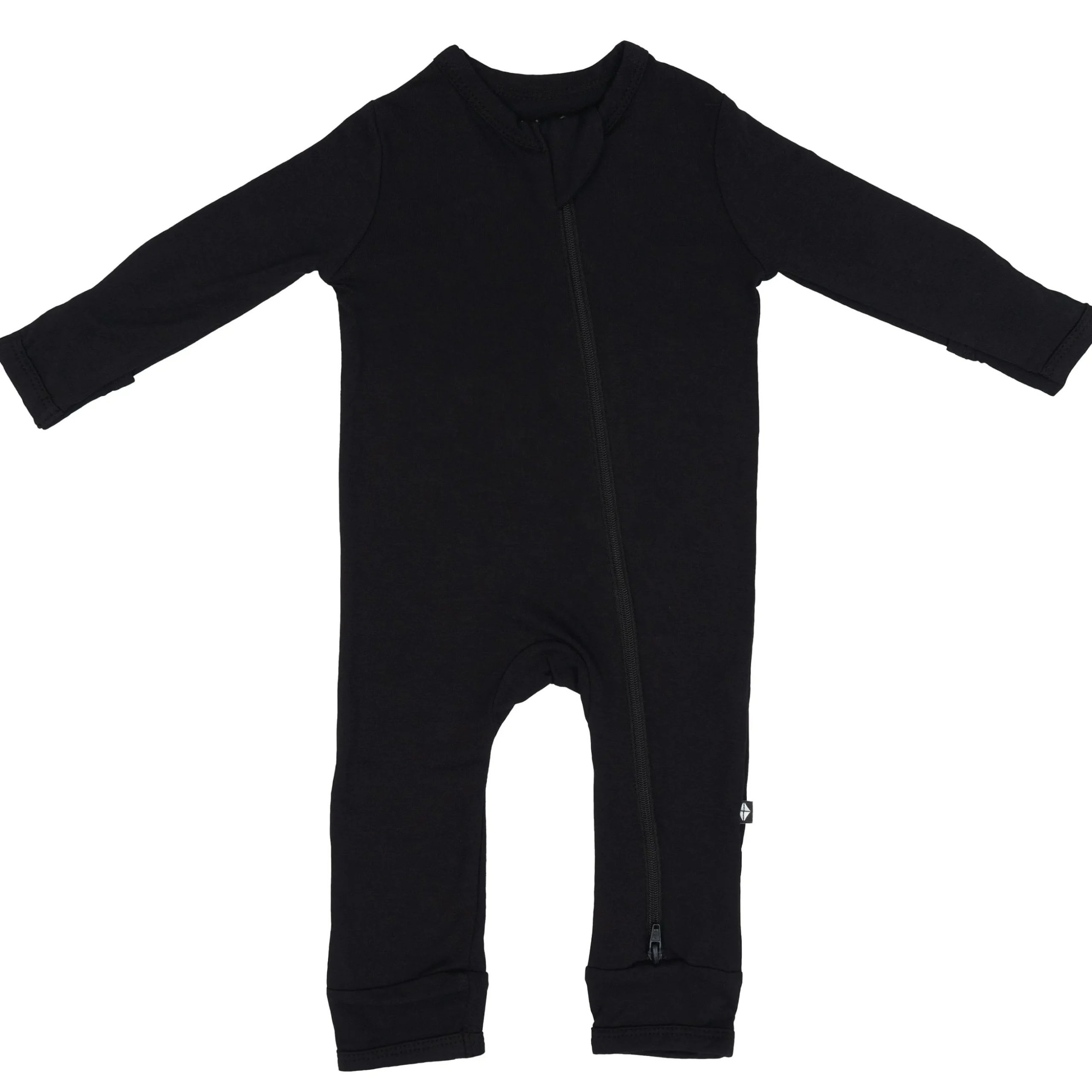 Zippered Romper in Midnight