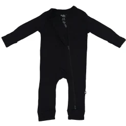 Zippered Romper in Midnight